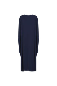 Kjole-dame-Marinebla-back-Abaya-Qamar