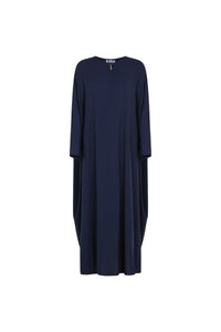 Kjole-dame-Marinebla-front-Abaya-Qamar