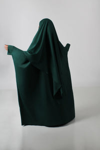 Kjole-dame-grønn-Abaya-Qamar