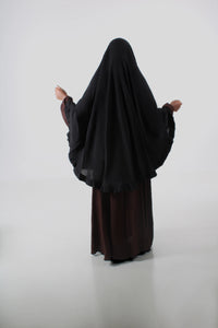 Ruffles-Khimar-Hijab-Svart-Qamar