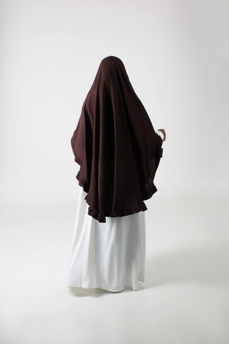 Ruffles-khimar-hijab-brun-qamar