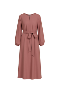 Amina Abaya Blossom Pink - med belte