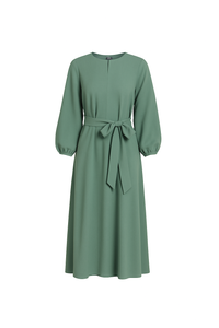 Amina Abaya Mint Green - med belte