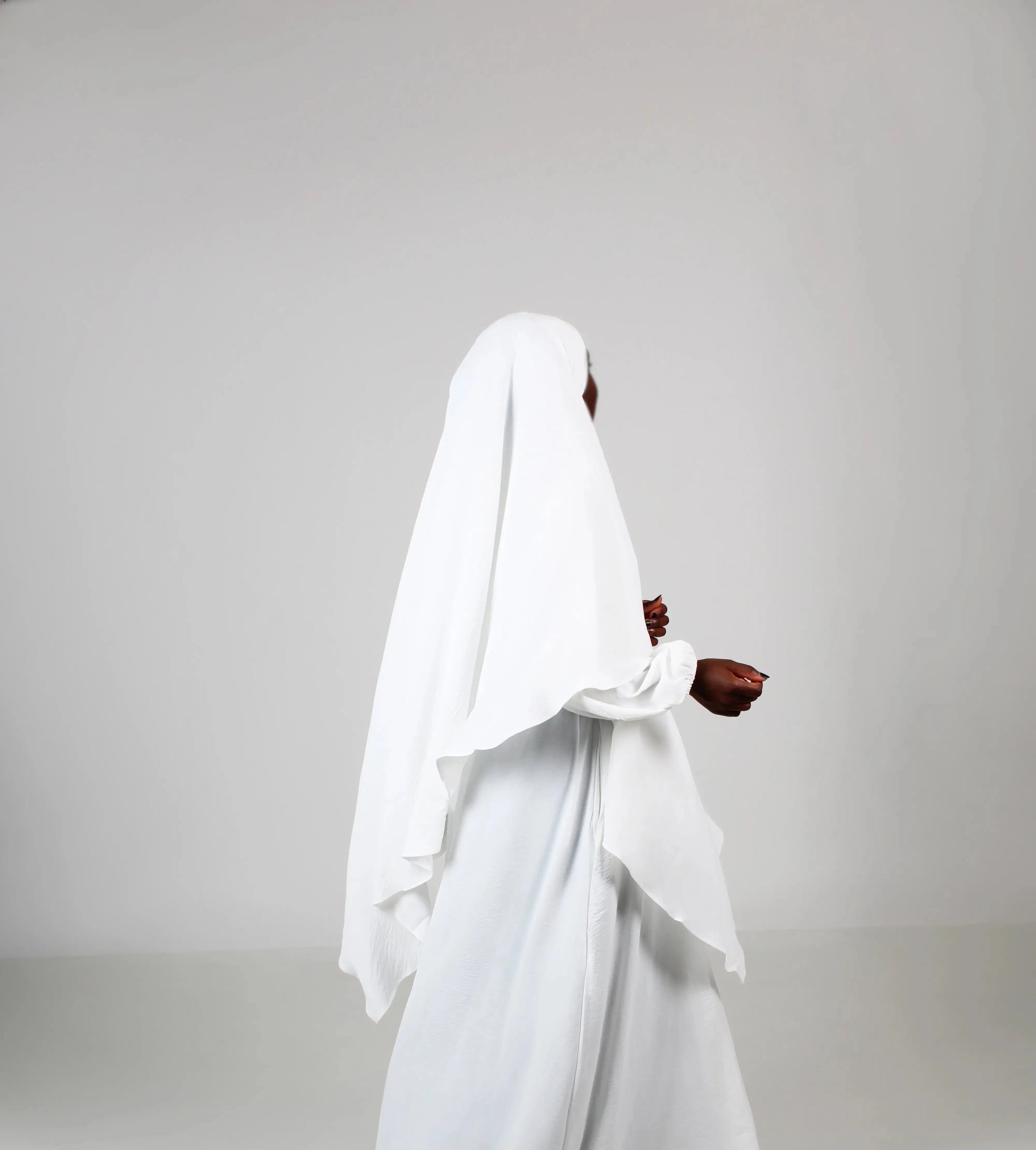 Jazz Khimar – White